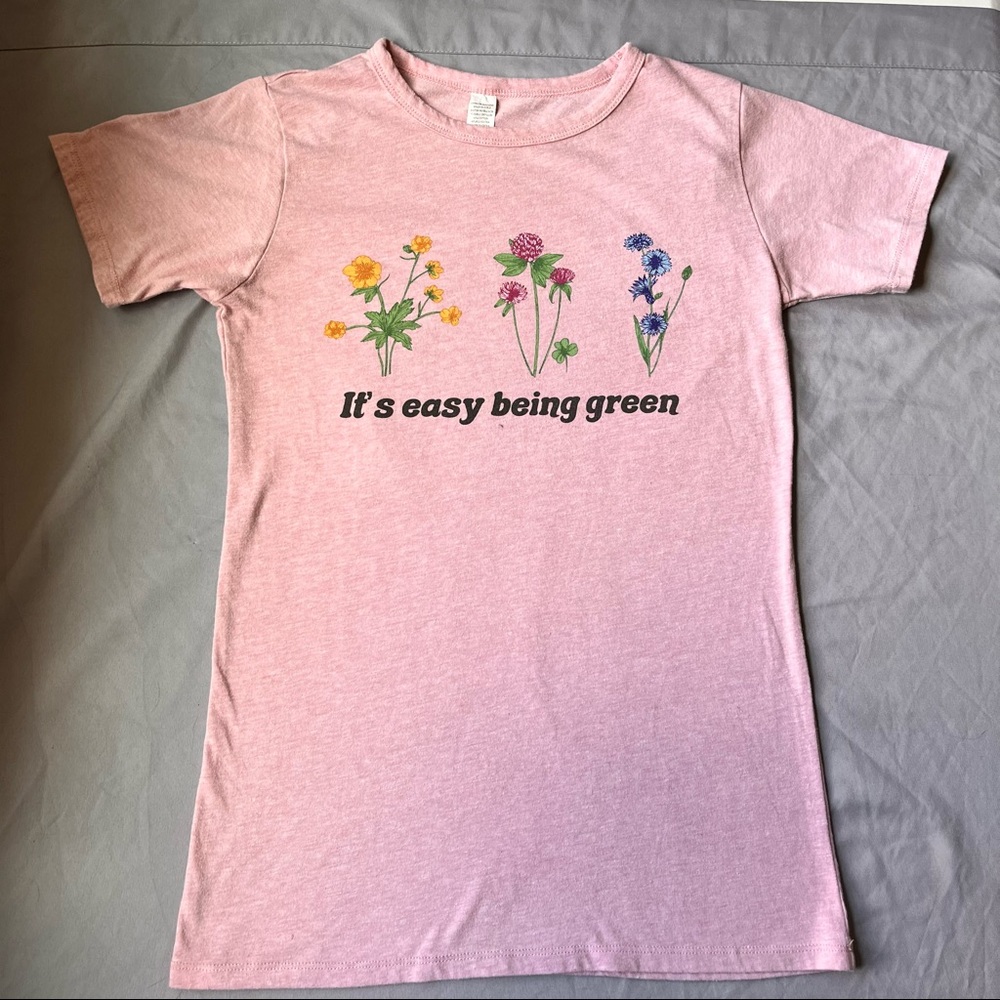 PINK FLORAL TEE